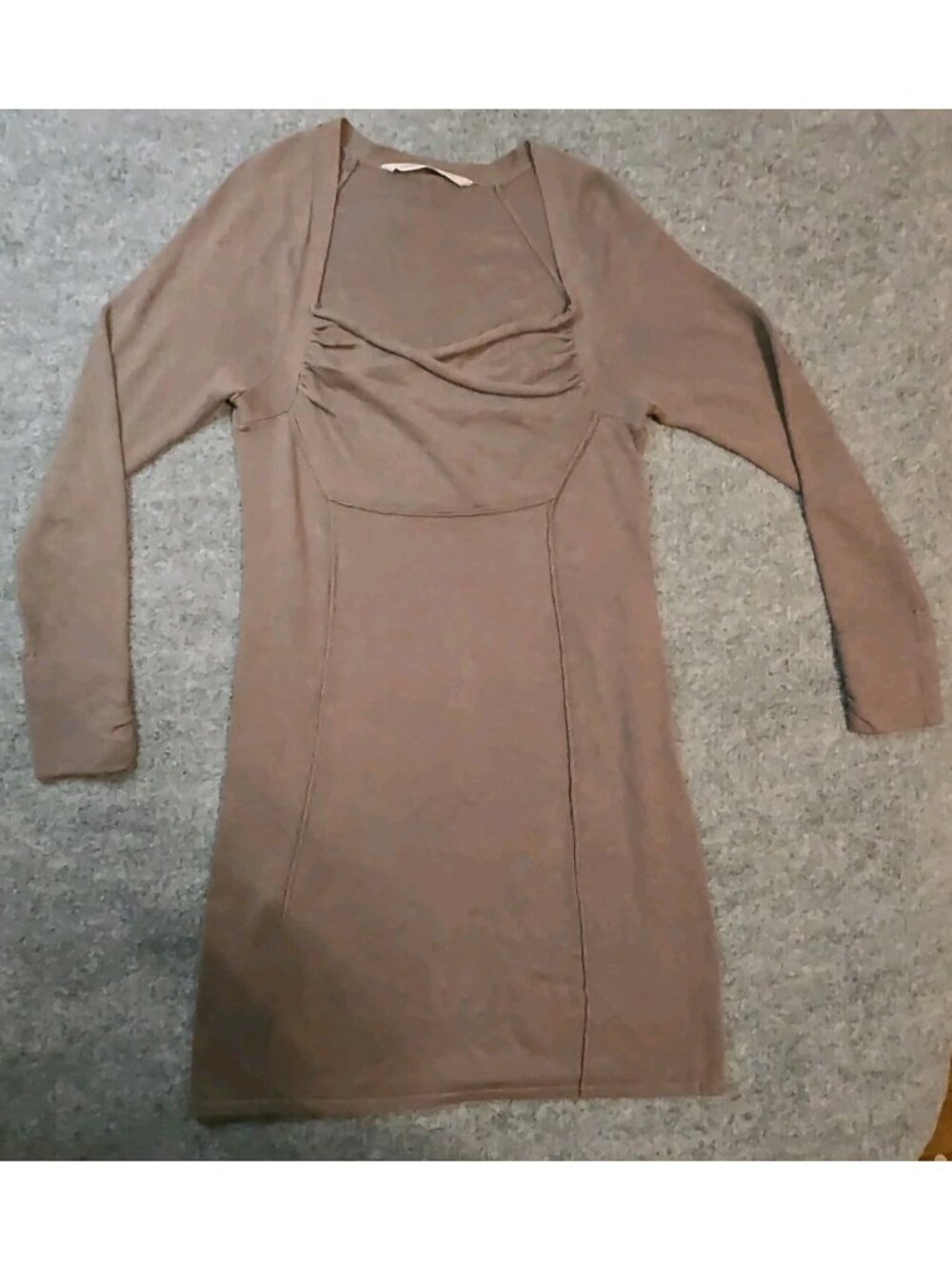 Athleta Women's Gray Sweater Dress Size XL Classy Athleisure Luxury Rare!
